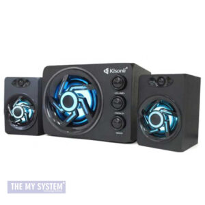 KISONLI TM-8000A Colorful LED Light Desktop Computer Speaker Subwoofer 2.1 Gaming Multimedia Speakers(null)