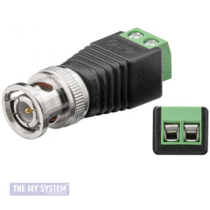 BNC Male to Terminal Block Connector