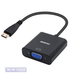 CONVERTER MINI HDMI TO VGA (WITH AUDIO)