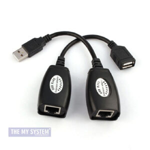 USB Extension Ethernet RJ45 Adapter Up to 150ft Length