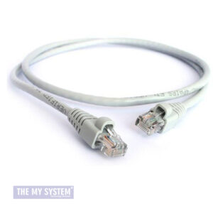 VCOM CAT6 10m Molded UTP Patch Cable - Grey